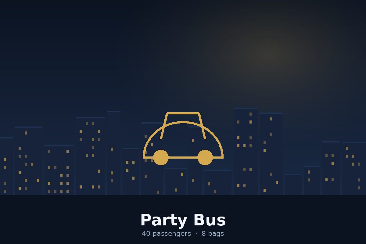 Party Bus — luxury chauffeur vehicle available in New York City