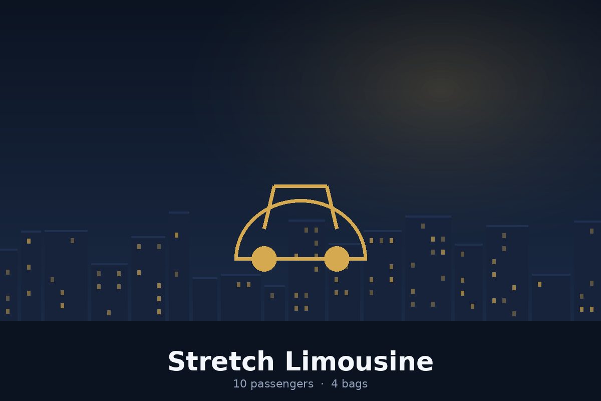 Stretch Limousine interior and exterior, New York chauffeur service